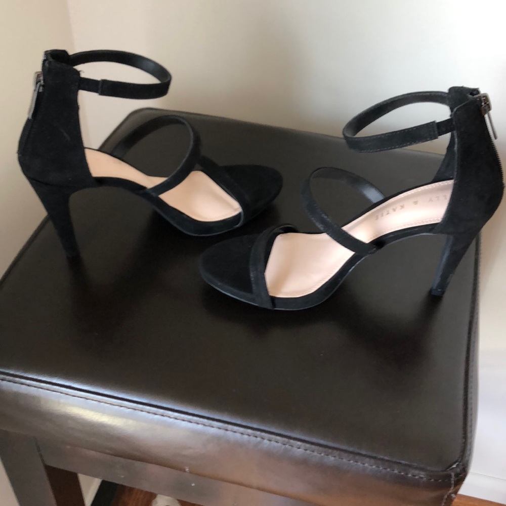 Shoes. New. Never worn. Black suede. Size 7.